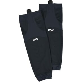 GameWear SK6500 Pro Series Hockey Socks, Textured Polyester, Single-Tone Design, Black