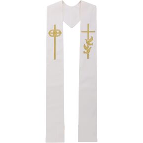 BLESSUME Pastor Wedding Embroidery Stole