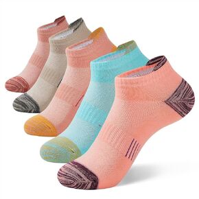 Durio Running Socks Womens Ankle Socks for Women 6Pairs Athletic Socks Low Cut Breathable Anti Blister Wicking Odor Resistant