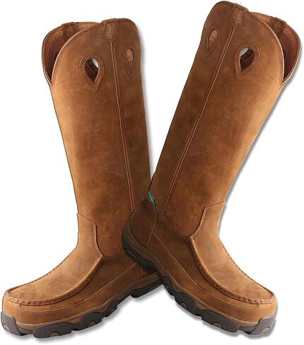 Twisted X Men's 17" Viperguard Snake Boots - Slip-Resistant and Waterproof Knee-High Hunting Boots in Saudi Arabia