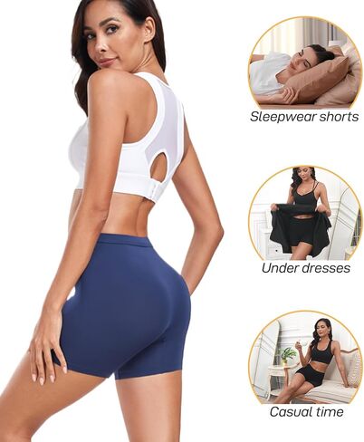 wirarpa Women's Modal Boy Shorts Panties Soft Microfiber Boxer Briefs Underwear MultiPack in Saudi Arabia