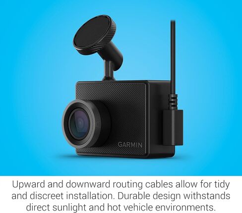 Garmin Dash Cam 67W, 1440p and Extra-Wide 180-degree FOV, Monitor Your Vehicle While Away w/ New Connected Features, Voice Control, Compact and Discreet, Includes Memory Card (Renewed) in Saudi Arabia