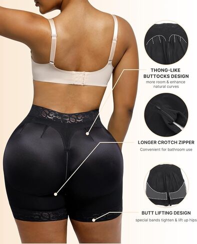 SHAPELLX Butt Lifting Shapewear Tummy Control Butt Lifting Shorts with Built-in Steel Bones in Kuwait