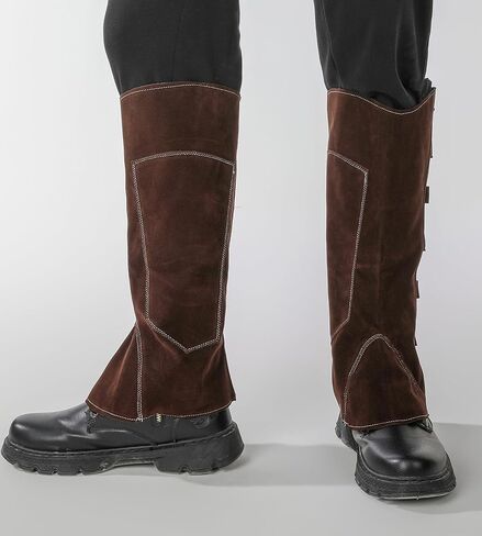 غطاء حذاء القراصنة من الجلد الصناعي من عصر النهضة للرجال والنساء، أغطية للساق في العصور الوسطى للأزياء التنكرية in Kuwait