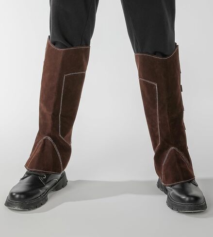 غطاء حذاء القراصنة من الجلد الصناعي من عصر النهضة للرجال والنساء، أغطية للساق في العصور الوسطى للأزياء التنكرية in Kuwait