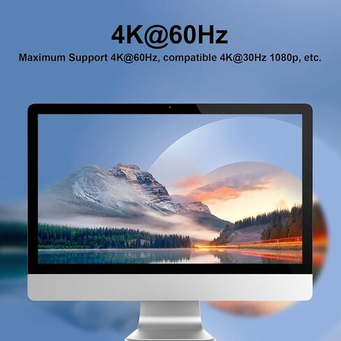 KVM Switch HDMI Dual Monitor Extended Display 4 Port, 4 USB 2.0 Hub, UHD 4K@30Hz Downward Compatible, Button Switch, with All Needed Cables, No Adapter Required in Kuwait
