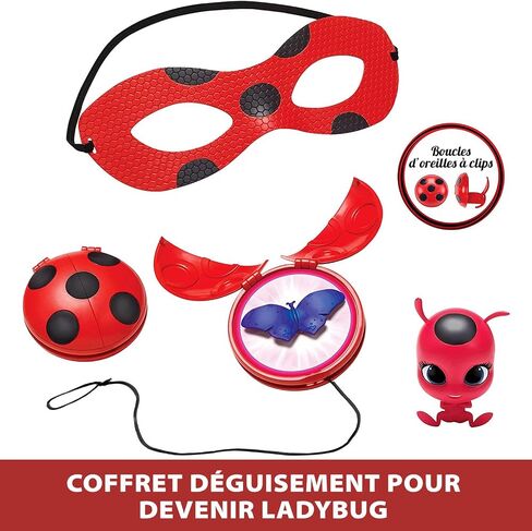 Miraculous: Tales Of Ladybug And Cat Noir Ladybug Role Play Set Ladybug Costume Kids Fancy Dress Set With Mask And Accessories Ladybug Superhero Costumes For Girls And Boys in Saudi Arabia