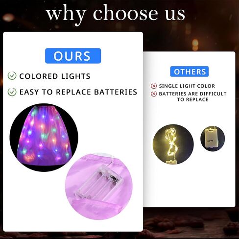 Light Up Princess Dress for Girls,Elsa White Costume Kids with Led Dress Up for Carnival Cosplay Halloween Christmas in Saudi Arabia