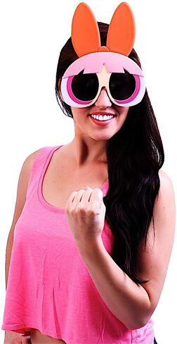 Sun-Staches Power Puff Girls Official Bubbles Costume Sunglasses | UV400 | One Size Fits Most in Saudi Arabia