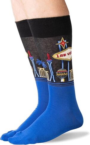جوارب دائرية للرجال من Hot Sox - زوج واحد - هدايا فنية ورائعة in Saudi Arabia