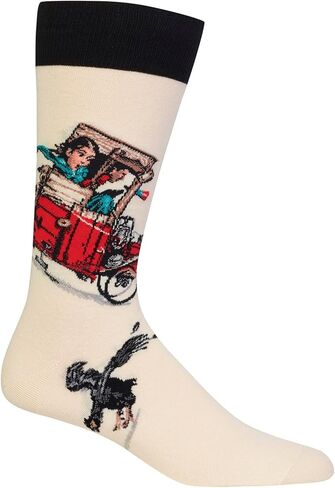 جوارب دائرية للرجال من Hot Sox - زوج واحد - هدايا فنية ورائعة in Saudi Arabia