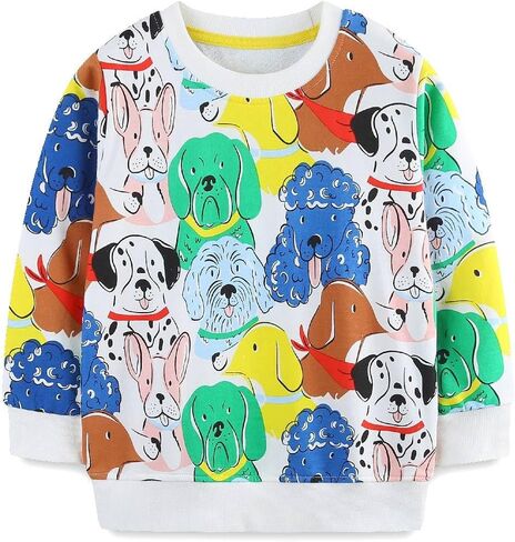 HILEELANG Boy Sweatshirts Halloween Christmas Novelty Crewneck Pullover Cotton Tops Clothing Shirts in Saudi Arabia