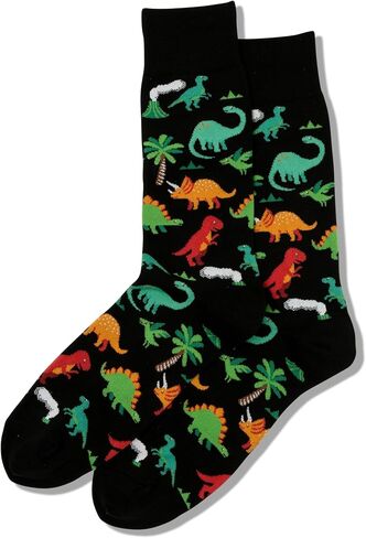 Hot Sox Men's Fun Animal Series Crew Socks-1 Pair Pack-Cool & Funny Novelty Gifts in Kuwait