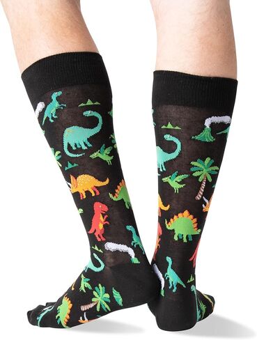 Hot Sox Men's Fun Animal Series Crew Socks-1 Pair Pack-Cool & Funny Novelty Gifts in Kuwait