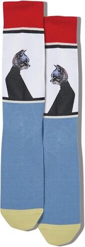 Hot Sox Men's Fun Animal Series Crew Socks-1 Pair Pack-Cool & Funny Novelty Gifts in Kuwait