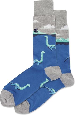 Hot Sox Men's Fun Animal Series Crew Socks-1 Pair Pack-Cool & Funny Novelty Gifts in Kuwait