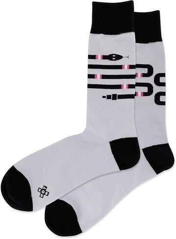 Hot Sox Men's Fun Animal Series Crew Socks-1 Pair Pack-Cool & Funny Novelty Gifts in Kuwait
