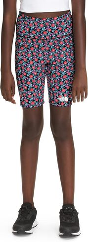 THE NORTH FACE Girls' Never Stop Bike Short, TNF Black Retro Poppy Print in Saudi Arabia