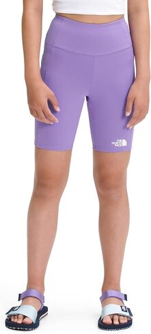 THE NORTH FACE شورت Never Stop Bike للفتيات باللون الأرجواني بيزلي Sz XXS in Kuwait
