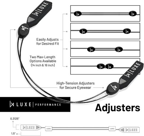 حزام النظارات - حامل النظارات، حزام النظارات الشمسية، حزام النظارات، أشرطة الكابلات القابلة للتعديل، حامل النظارات in Kuwait
