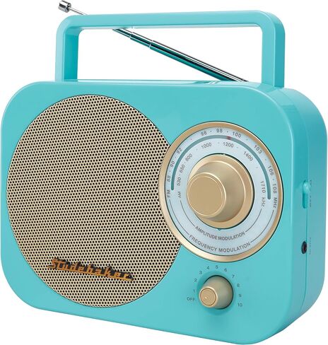 Jensen SB2000RB Portable AM/FM Radio in Red in Kuwait