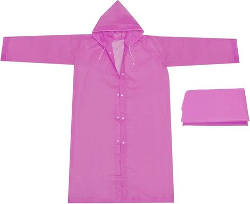PATIKIL Rain Ponchos for Adults, Lightweight EVA Rain Coat Waterproof Rain Jackets in Saudi Arabia