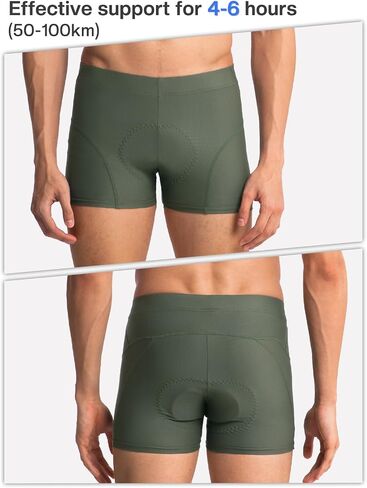 Men's Cycling Underwear 4D sponge Padded Bike Shorts Mountain Bike Liner in Saudi Arabia