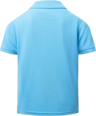 Boys Polo Shirt Short Sleeve Button Down Shirt Moisture Wicking Golf Shirts Performance Polo Shirts for kids in Saudi Arabia