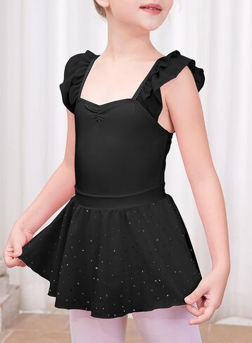 blibean Teen Girls Ballet Dance Dress Gymnastic Leotard with Skirt Size 4-15 Years in Saudi Arabia