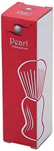 Pearl Pure Badger Shaving Brush- Brass Metal Handle | Classic & Elegant Shaving brush | Luxury Shaving Brush | 24mm Knot Size | Shaving Accessory for Men | Father's Day Gift (Silver) in Saudi Arabia