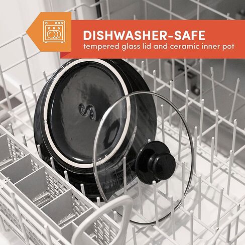 طباخ كهربائي بيضاوي بطيء من Elite Gourmet MST-275XS، درجة حرارة قابلة للتعديل، مقبلات، صلصات، يخنة وغمس، غطاء زجاجي آمن للغسل في غسالة الأطباق (2 كوارت، ستانلس ستيل) in Kuwait