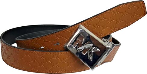 حزام مايكل كورس منقوش بشعار ذو وجهين مقاس واحد (الأمتعة/أسود) in Kuwait