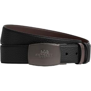 Stitched Plaque CTS/Rev Lthr Belt