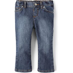 The Children's Place Baby Toddler Girls Basic Bootcut Jeans