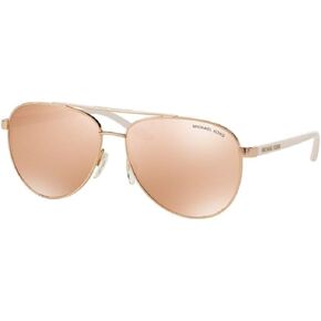Michael Kors Woman Sunglasses Rose Gold Frame, Grey Rose Gradient Lenses, 59MM