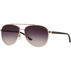 Michael Kors Woman Sunglasses Rose Gold Frame, Grey Rose Gradient Lenses, 59MM