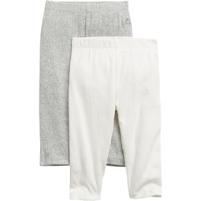 GAP Baby Girls' 2-Pack Ribbed Legging Bottom