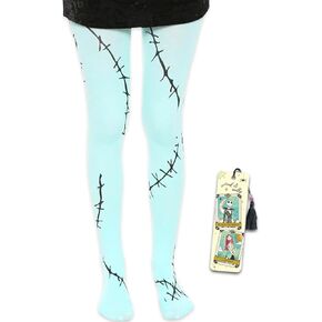 Disney Nightmare Before Christmas Sally Leggings - Bundle with Sally Tights Nightmare Before Christmas, Bookmark | Sally Nightmare Before Christmas Costume