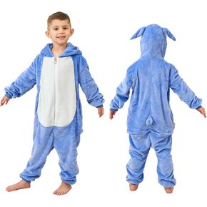 Animal Onesie- Soft Flannel Animal Pajamas Halloween Christmas Costume for Girls and Boys in Saudi Arabia