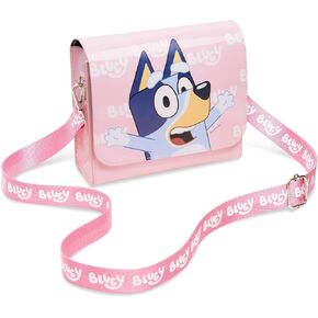 Bluey Girls Purse - Cute Shoulder Bag for Kids, Adjustable Strap - Girls Gifts