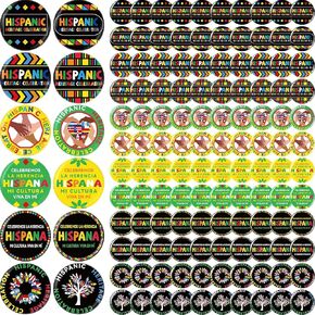 Hispanic Heritage Month Buttons National Hispanic Heritage Buttons Bulk Hispanic Heritage Mini Buttons Mini Brooches Pin Teacher School Supplies Rewards and Handouts