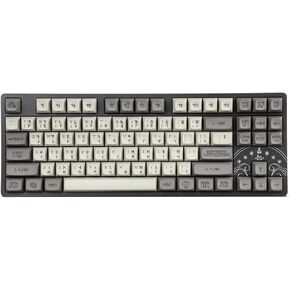 DROP + The Lord of The Rings Dwarvish Mechanical Keyboard, Holy Panda X Switches, Gray ENTR Tenkeyless Anodized Aluminum Case, White Backlighting, USB-C, Doubleshot MT3 keycaps, TKL Layout