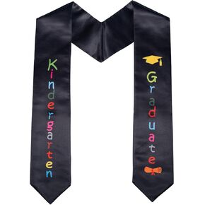 Kindergarten Printed Graduation Stole Unisex Kids Graduation Stole Printed Graduation Honor Stole Scarf…