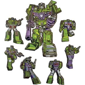 Transformers: Constructicons X Devastator Retro Pin Set