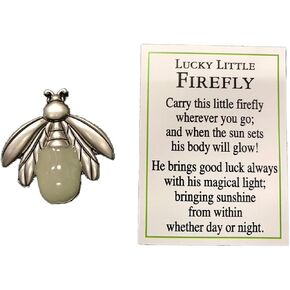 Ganz Lucky Little Firefly Token Charm Glow in The Dark