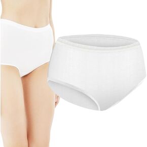 Disposable Underwear for Women, High-Waisted Disposable Panties Individually Wrapped for Travel