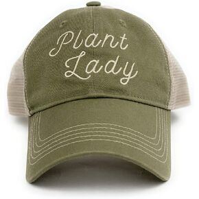 Plant Lady Hat, Plant Lady Gift, Garden Gifts for Women, Plant Lover Gifts, Gifts for Gardeners Women, Plant Gifts for Women Olive, Khaki