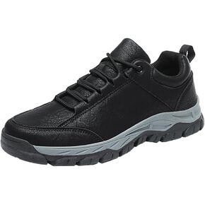 Men’s Lace Up Casual Fashion Non-Slip Microfiber Leather Shoes