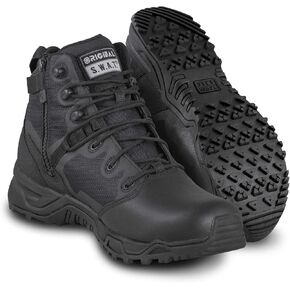 Original S.W.A.T. Men's Alpha Fury 6" Side Zip Leather Toe Waterproof WP PT