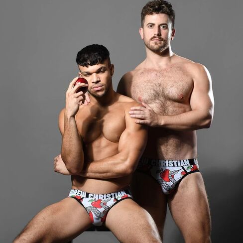 Andrew Christian Eden Brief w/ALMOST NAKED, Multi, Large in Saudi Arabia